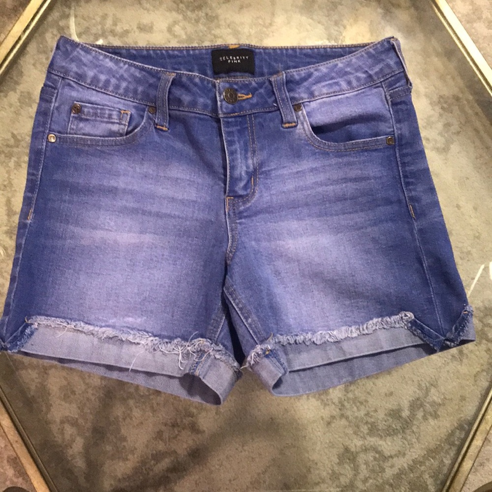 Celebrity Pink denim shorts